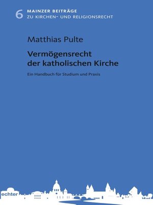 cover image of Vermögensrecht der katholischen Kirche